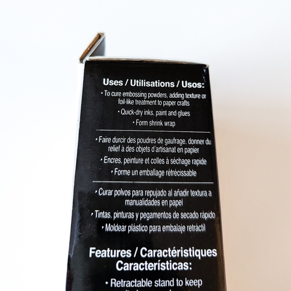 SET Embossing Heat Tool with Embossing Powders - Picture 5 of 11